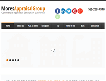 Tablet Screenshot of moresappraisalgroup.com